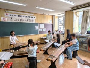 素敵な出会いがありました！西児童館「お箏クラブ」